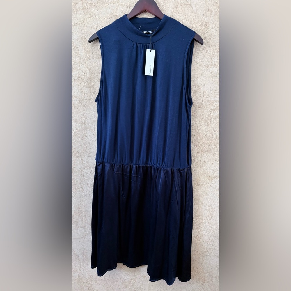 Michael Stars Ella Satin Nocturnal Dress
